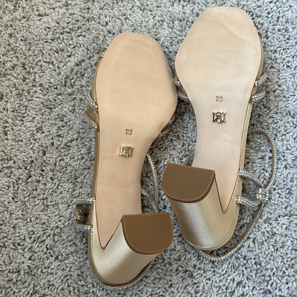 NWT BADGLEY MISCHKA
Hey Block Heel Slingback Sandals - Picture 4 of 9